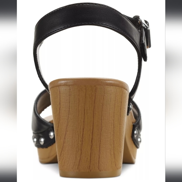 Style & Co Anddreas Platform Block-heel Sandals Black 10.5 - Picture 3 of 8